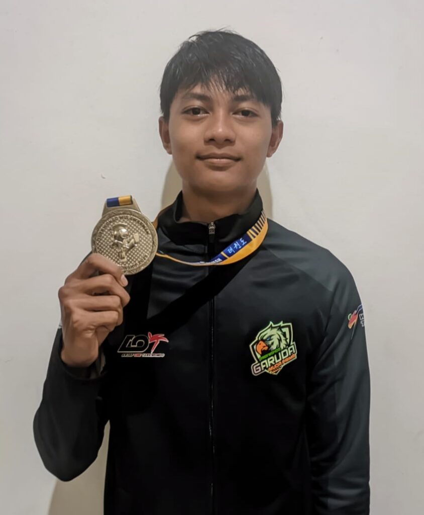 Medali perak 🥈 dalam Taekwondo Mulawarman Championship 2025