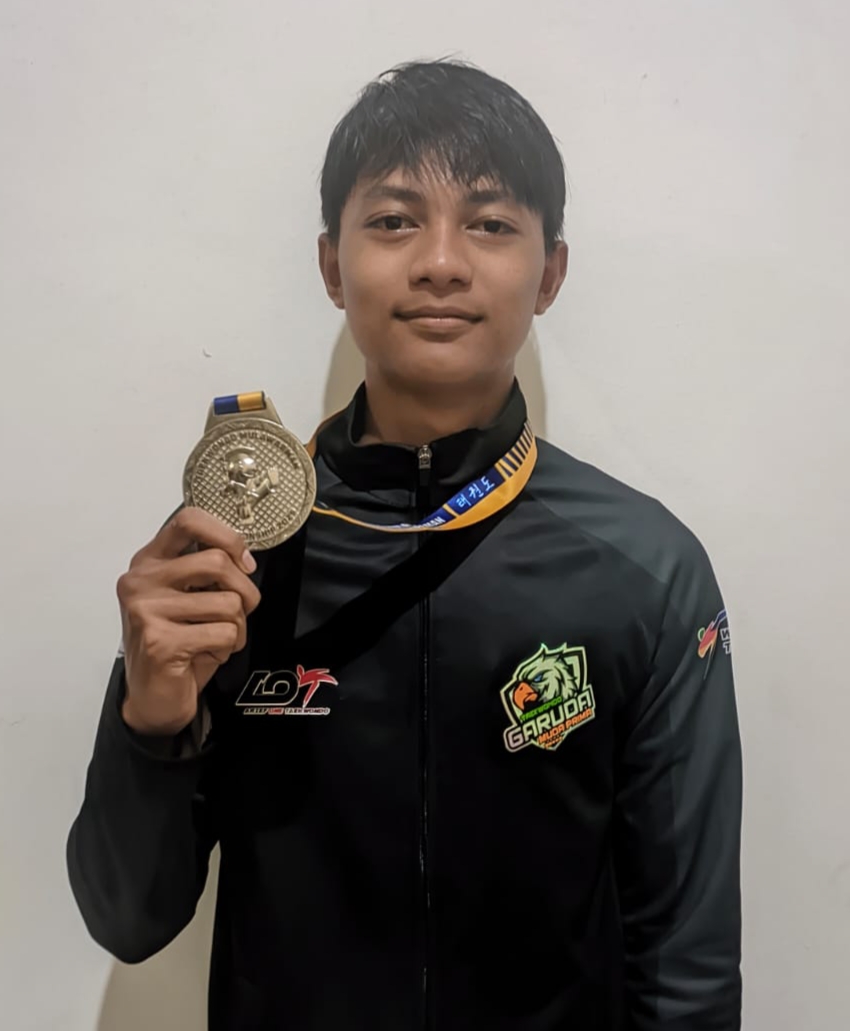 Medali perak 🥈 dalam Taekwondo Mulawarman Championship 2025