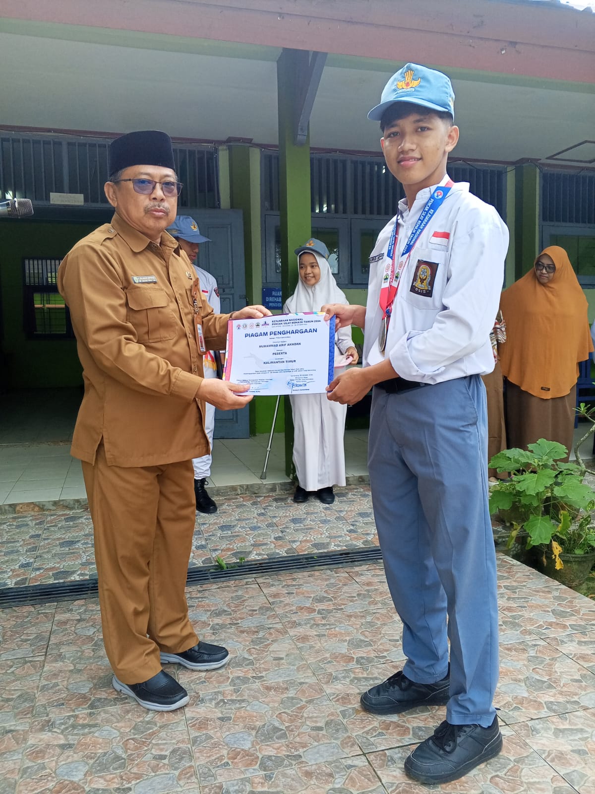 Juara 1 Pra Popnas Cabang Pencak Siilat Kategori Tanding Kelas A